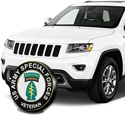 OnlyZhao САД Армијата Ветеран Специјални Сили Воздушни Резервни Гуми Тркало Покрива Автомобил Камион SUV Camper Одговара за Jeep
