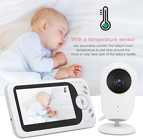 Внатрешен Мониторинг, како двонасочна Говорна Спогодба 4.3 во Екранот Доенчиња HD Визуелна Бебе Монитор Smart со Аларм за Дома(Transl)