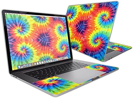 MightySkins Кожата Компатибилен со Apple MacBook Pro 15 (2019-) Допир Бар заврши Покрие Налепница Кожи Вратоврска Боја 2