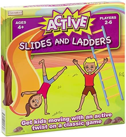 Covelico Змија и Скала Игра на Табла - Активни Слајдови и Скали | Активни Деца Работи | Вежба за Деца со Детска Игра на Табла | Внатрешна
