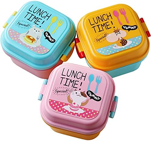 Излет кутија, Деца Цртан филм Пластични Ручек Кутија Микробранова Печка Ручек Бенто Кутии за Храна Контејнер Dinnerware Дете Lunchbox