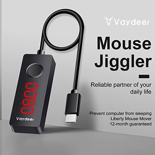 VAYDEER USB C Глувчето Jiggler Глувчето Двигател со 3 Начини Поддржува Мулти-Патеката, Возачот-Бесплатно со ВКЛУЧУВАЊЕ/Исклучување