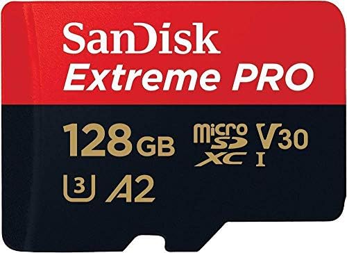 128GB SanDisk Микро SDXC Екстремни Про Мемориска Картичка (2 Парчиња) Работи со DJI Mavic 2, Ујп, Зум, Искра, Фантомски 4, Quadcopter