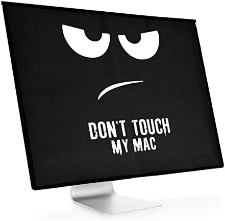 kwmobile Покрие Компатибилен со Apple iMac 21.5 - 4-во-1 Случај - Не Допре Моите Mac Бело/Црна