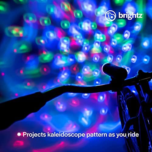 Brightz Велосипеди Тркала Светлина и Диско Партија Light Пакет, Плава со Три-Обоени USB Диско Светлина - Пакување од 2 WheelBrightz