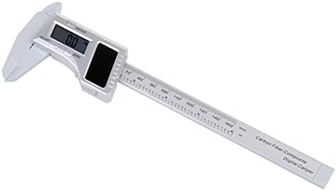 UXZDX 150mm 6 Инчен LCD Соларни Дигитални Vernier Caliper Карбонски Влакна Композитни Мерење Алатка