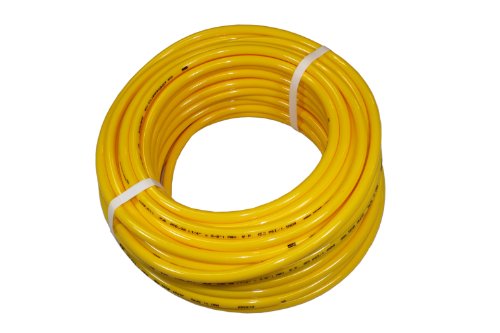 АТП Surethane Полиуретан Метрички Пластични Цевки, Жолта, 6.5 mm ID x 10 милиметри OD, 25 Метри Должина