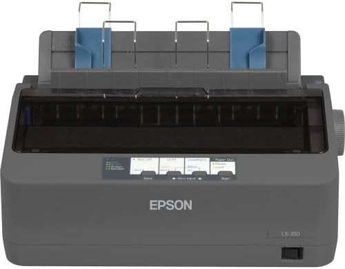 Epson C11CC24001 LX-350 Dot Matrix Печатач - 9 pin - Up за да 347 char/sec - Паралелни/Сериски/USB