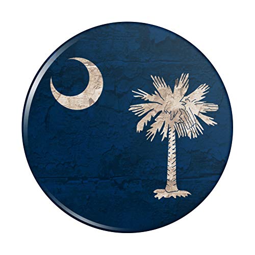 Селски Јужна Каролина државното Знаме Потресени САД Компактен Џеб Чанта Рака Козметички Огледало Шминка