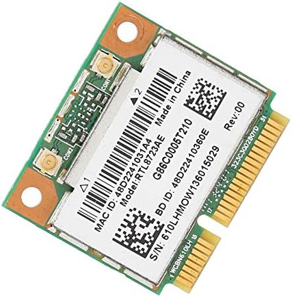 WNSC Безжична Мрежна Картичка, Компактен и Мали Дизајн Мини PCI‑E Мрежна Картичка Лесен за Употреба Голема Изработка за Лаптопи