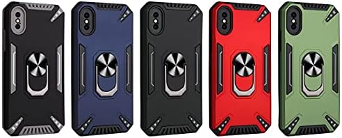 SHUNDA Случај за iPhone Xs, Капка Тестирани се Покриваат со Магнетни Потпирачот Автомобил Планината Заштитни Случај за iPhone Xs