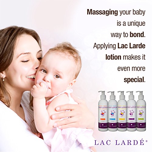 Lac Larde Природни и Органски Бебе Лосион Смирувачки Крем (Лаванда) Безбедни за Егзема - Смирувачки за Бебиња, Деца, Тинејџери и