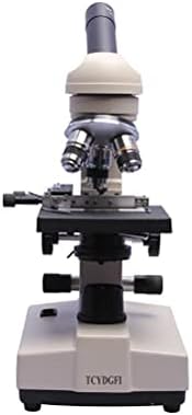 TCYDGFI Биолошки Образовни Соединение Monocular Микроскопа со 40X-1000X Зголемување, Dual Светлина, Прецизност парична Казна Фокус,