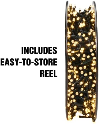 Joiedomi 600 LED 98.3 ft Божиќ String Светла за Затворен & Отворено Украси, Новогодишни Настани, бадник Вечер Оркестарот, Елка, Стреи