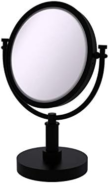 Сојузничките Месинг СМ-4/5X 8 Инчен Суета Врвот 5X Зголемување Make-Up Огледало, Мат Црна