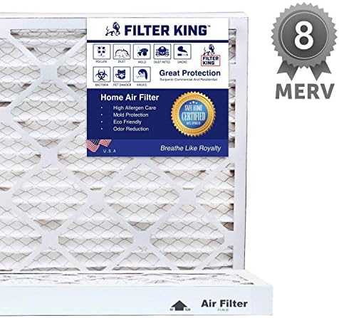 Филтер Кралот 25x25x2 Филтри за Воздух | 12 Pack | MERV 8 HVAC Pleated AC Печка Филтри, | Вистинската Големина 24.75x24.75x1.75