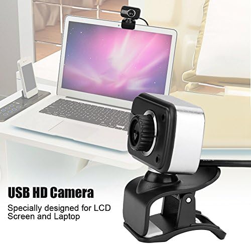 Веб-камера со Микрофон, 640 x 480/0.3 Пратеник USB Камера со Менгеме Планината Поддршка 360° на Ротација и 30° Вертикална Прилагодување