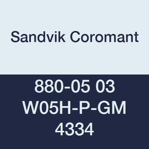 Sandvik Coromant 880-05 03 W05H-P-ГМ 4334 Карбид CoroDrill 880 Периферните Insert, Периферни Вметнете Одделение 4334 за Челик, од
