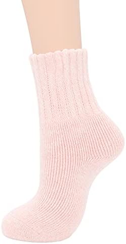 Zando Атмосфера Чорапи Топли Чорапи Волнени Чорапи за Жените Симпатична Чорапи за Жените Подигање на Екипажот Чорапи Долго Дебели