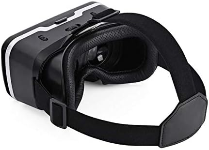 QQO VR Слушалки,3D Виртуелна Реалност слушалки со Прилагодливи Леќа и Удобно Рака за 4.7-5.5 инчи на паметни телефони, Подарок за