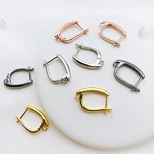 QuickSwap 4 Бои DIY Earring Накит Правење на Резерви Kpop Додатоци Злато/сребрена Боја Обетки За Earring Одлуки -8917