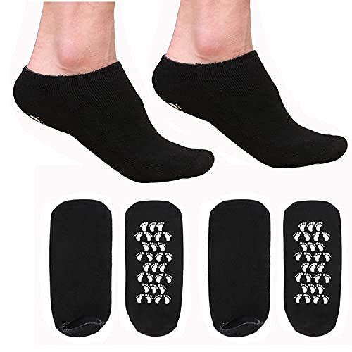 KIKIMAX 2 Пар Навлажнувачки Чорапи Мажите е Голем Гел Спа Нога Чорапи за Хидрира и Омекнува Сувата Нозете, Испукани Потпетици, Calluses,