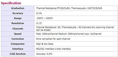 AT4340 Multi-Channel Температура Метар 40 Канал Со Внатрешна Отпорност И Thermocouple