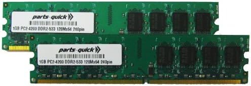 делови-брз 2GB Комплет 2 X 1GB DDR2 Меморија за Десктоп PC PC2-4200 533MHz 240 pin Не-ECC DIMM RAM меморија Бренд