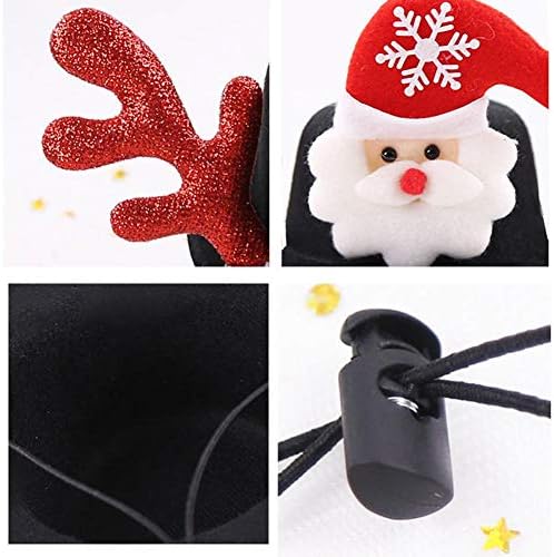 globeagle Миленичиња Куче Божиќ Шапка Смешно Headwear ноќта на Вештерките Дедо Мраз Капи домашни Миленици, Додатоци