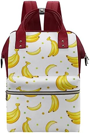 Слатка Банана И Овошје Водоотпорен Мама Ранец Торба Стилски Nappy Daypack За Патување На Шопинг