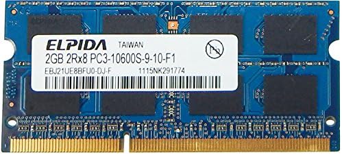 Elpida 2GB DDR3 PC3-10600 SDRAM SO-DIMM Меморија