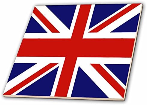 3dRose ct_62560_2 Унијата Џек годишниот Британски Поморски Знаме Керамички Плочки, 6-Инчен