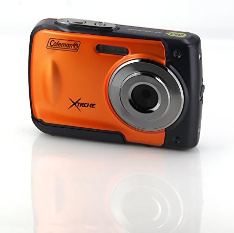 Колман Xtreme 18.0 ПРАТЕНИК HD Подводни Digital & Видео Камера (Водоотпорен до 10 ft.), 2.5, Портокалова (C20WP-O)