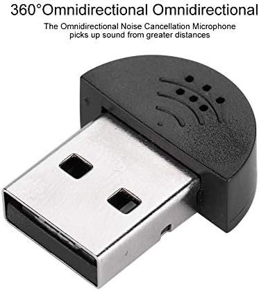 Мини Микрофон, Преносни USB Студио Говор 360° Omnidirectional отстранување на Бучава Микрофон Снимање на Аудио МИКРОФОН Адаптер за