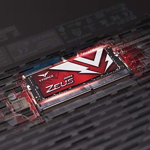TEAMGROUP Т-Сила Зевс DDR4 SODIMM 16GB (2x8GB) 2666MHz (PC4-21300) 260 Pin CL19 Лаптоп Мемориски Модул Ram меморија - TTZD416G2666HC19DC-S01