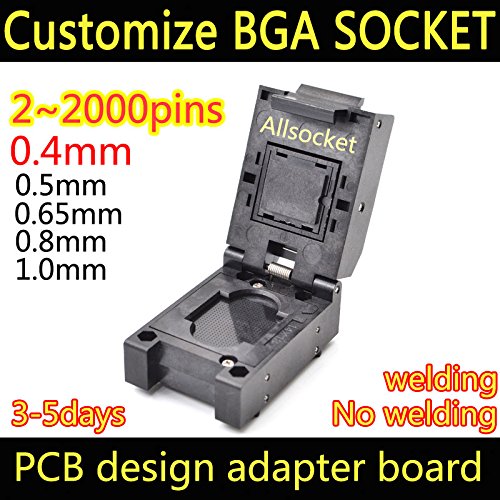BGA Серија Горат-во Штекер,ALLSOCKET-BGA488-C-0.4 BGA Пакет Флеш IC-Сиднеј,Кориснички Услуги за 0.4 mm,0.5 mm,0.65 мм,0.8 mm,1.0