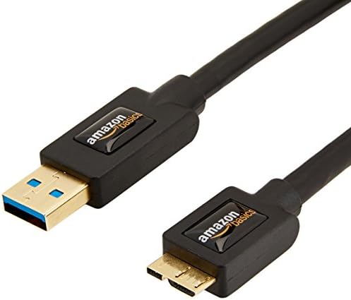 Амазон Основите USB 3.0 Кабел - А-Човек да се Микро-Б - 3 Стапки (0.9 Метри), 10-Пакет