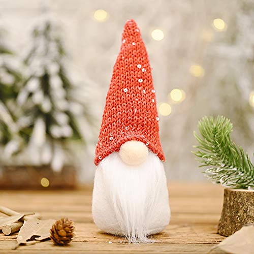 Renzhe 7.87 Инчен шведски Tomte Божиќ Gnome Украси - рачно изработени Скандинавските Божиќ Tomte Плетење Нордиските Nisse Дедо мраз