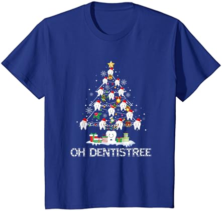 О Dentistree Смешно Елка Дентална Хигиена Божиќ T-Shirt