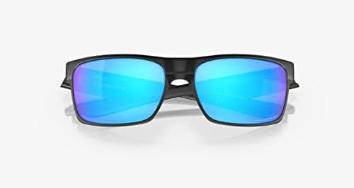 Oakley Twoface очила за сонце Мат Црна со Prizm Sapphire Поларизирани Леќи + Налепница