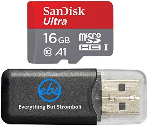 SanDisk 16GB Ултра UHS-I Класа 10 Микро SDXC Мемориската Картичка работи со LG Вознесе LTE, Aristo 2, Почит Династија мобилни Телефони