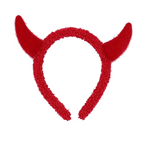 Бони Z. Леонардо Ѓаволот Рогови Headband-C Црвена