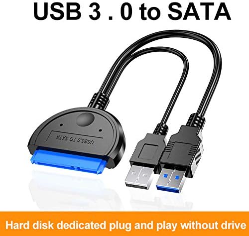 hudiemm0B USB 3.0 да SATA Адаптер Кабел, USB 3.0 да SATA 2.5 инчен Хард Диск Надворешни HDD Адаптер Конвертор-Кабел