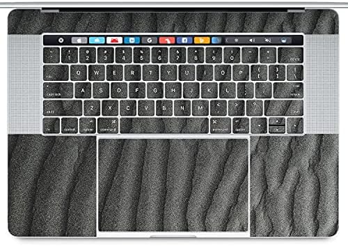 Vonna Винил Decal Кожата Замена за MacBook Pro 16 2019 Про 13 2020 Ретината 15 Воздух 13 Mac Air 11 Mac 12 Песок Плажа Дизајн Темна Црна Дини Креативни Лаптоп Покрива Пустината Печати Налепни