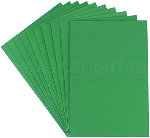 10 Парчиња - CleverDelights 8 x 12 Пена Листови - Зелена - Големи Себе Лепило Занает Листови