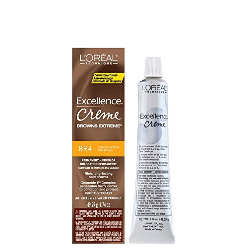 Loreal Извонредност Creme Екстремни Browns Br-4 Med Црвено Кафеав
