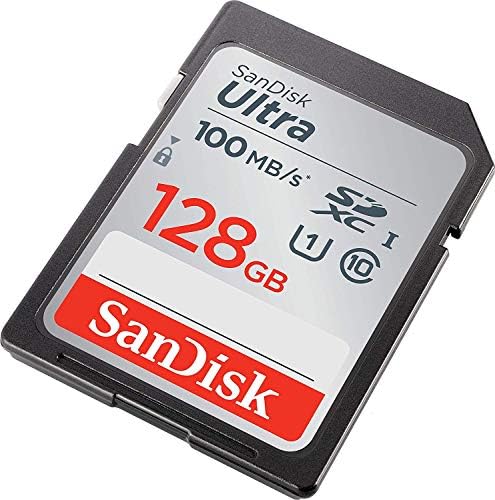 SanDisk 128GB SD Ултра Мемориската Картичка за Водоотпорен Камерата Работи со Олимп Тешки TG-6, TG-5, TG-4, TG-3, TG-870 (SDSDUNR-128G-GN6IN)