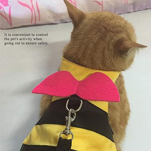 Домашно милениче се Подигнат Прилагодливи Цртан филм Пчела Форма Lint Крпа домашно Милениче Мачка Зајакот се Подигнат со Влечење
