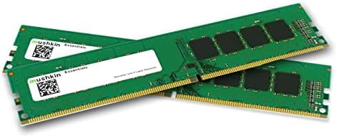 Mushkin Essentials – DDR4 Десктоп DRAM – UDIMM Мемориски Комплет – 288-pin 1.2 V PC RAM меморија – Dual-Канал – Ниско-Напонски –