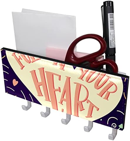 Букви Инспиративни Срцето Ѕид Кука Ѕид Оркестарот Организатор Кошница Mail Складирање Кутија - за Entryway/Кујна/Канцеларија